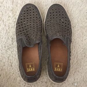 Frye slip ons.